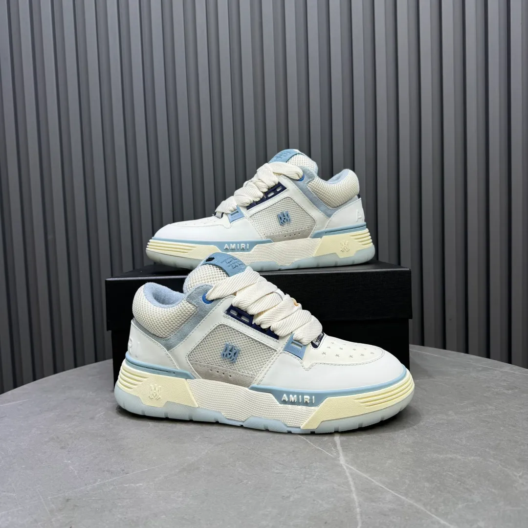 Men's shoes 💰660💰 AMIRI AMIRI trendy brand hot sale 🔥 Available all year round, couples 💑 Official website synchronization Imported fabrics 1⃣️ vs 1⃣️ replica, original factory special original sole, 35-45 (45. non-refundable)